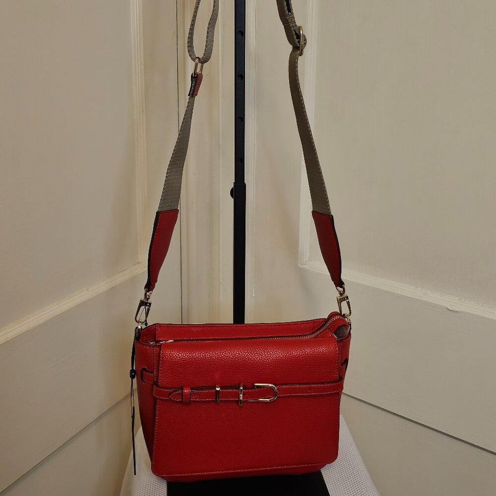 DKNY Penelope Small Flap Crossbody - Chili, NWT - Picture 2 of 10